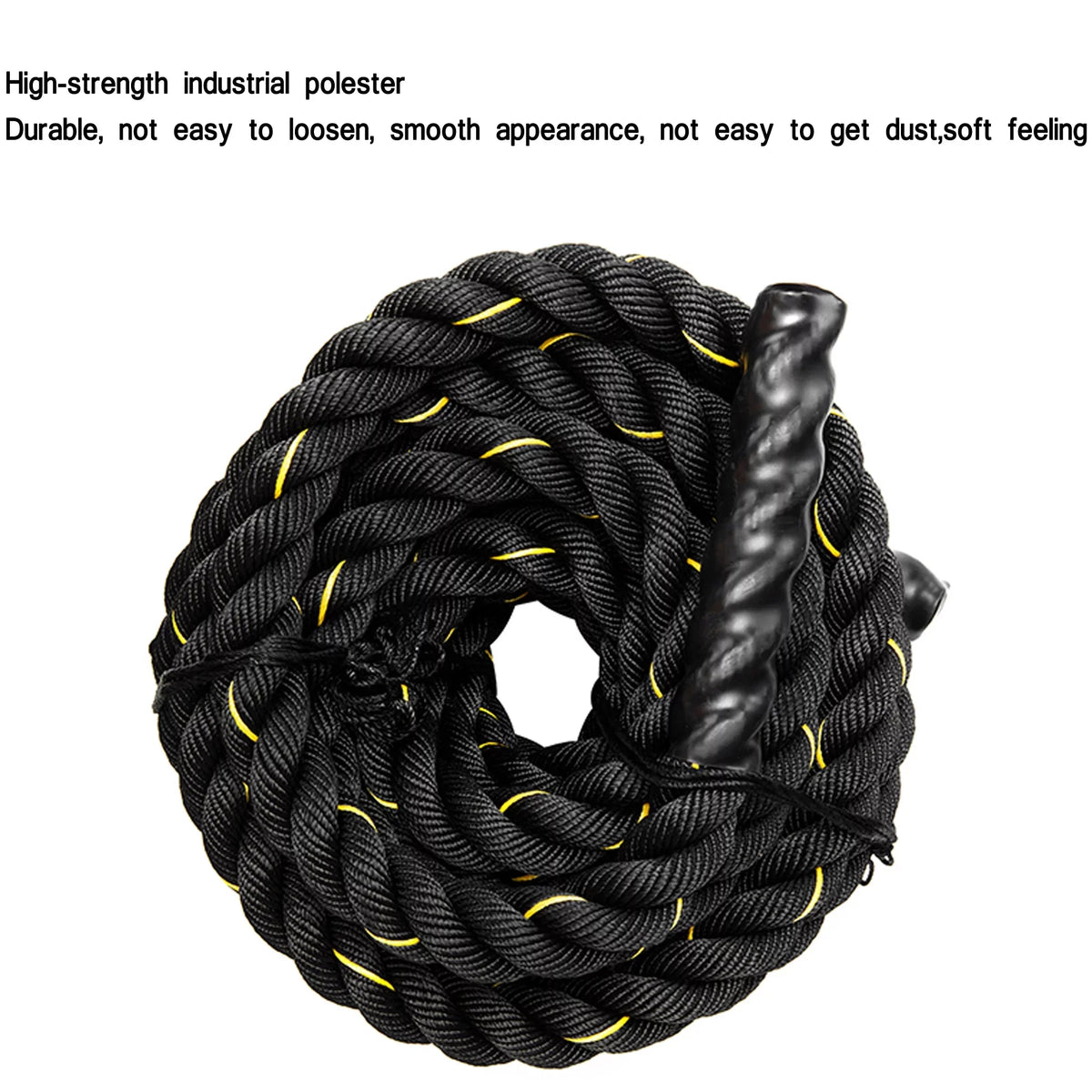 Skipping Mens/Womens Power Rope Body Total Battle Heavy NK Length, for Building Workout Rope Muscle 49.2ft Strength Improve Jump Ropes Workouts