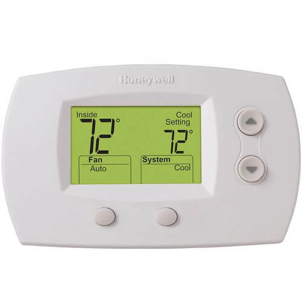 Cooling Non-Programmable Cleaner TH5220D1029 Screen Honeywell Heat LCD + 2 and 2 Thermostat, 5-Pack 5000 Focuspro Large