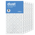 6-Pack Filter, MERV 8 Filter 16x30x1 Air AC AIRx Filters Furnace Pleated Dust Replacement