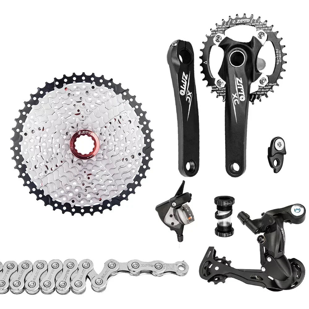 Flywheel for 10 Cassette 1x10 Shifter Groupset Bike Speed Bike Tomfoto Mountain Chain MTB Derailleurs MTB Speed Crankset 11-50T