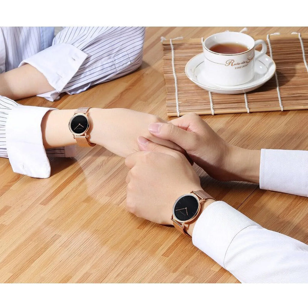 gold Fashion Rose Lover Ladies Watch thin Men Luxury Watches CHENXI Ultra Quartz Dress Woman Watch Elegant Brand Waterproof Top