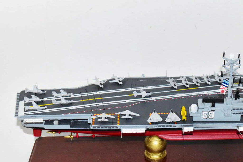 Model,Navy,Scale USS Aircraft CV-59 Class,Mahogany Model,Forrestal Carrier Forrestal