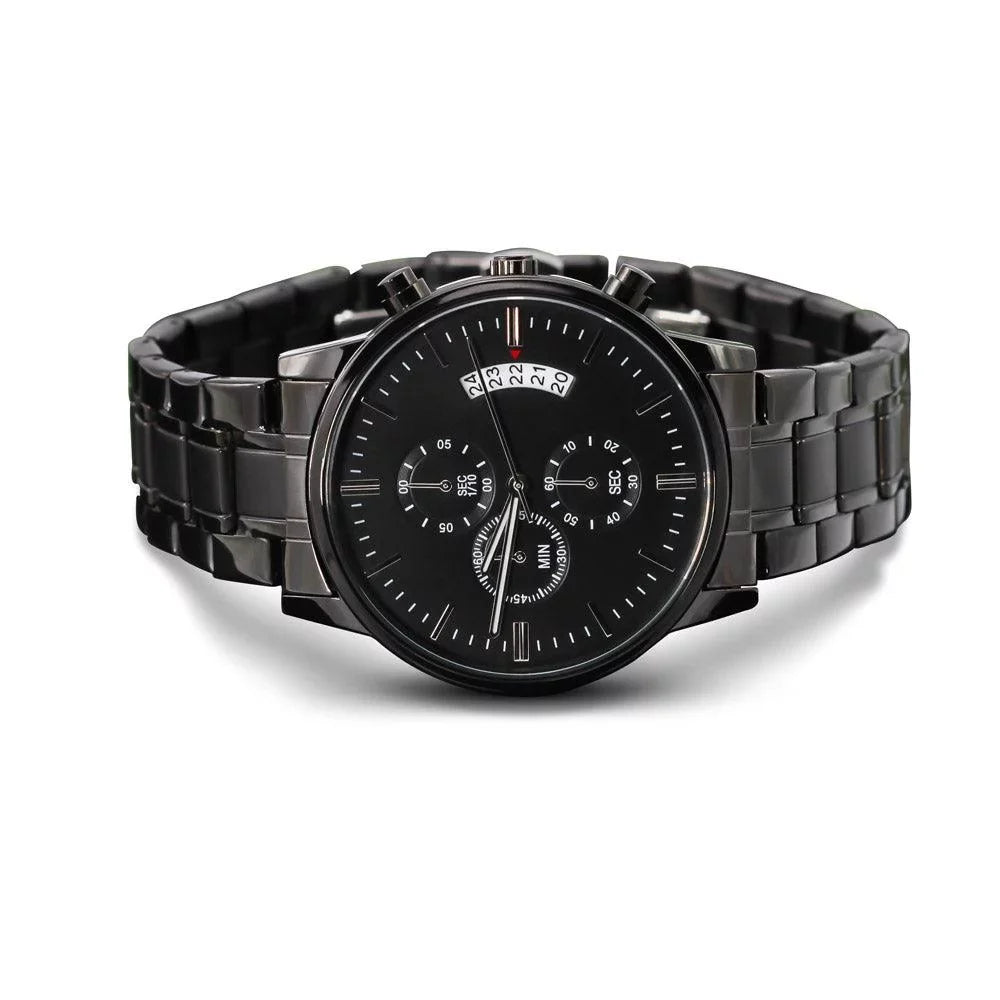 Steel Custom Copper Multifunction Motorcyles W Watch Engraved Stainless Motorcycle 1995 Rider Men's Dial