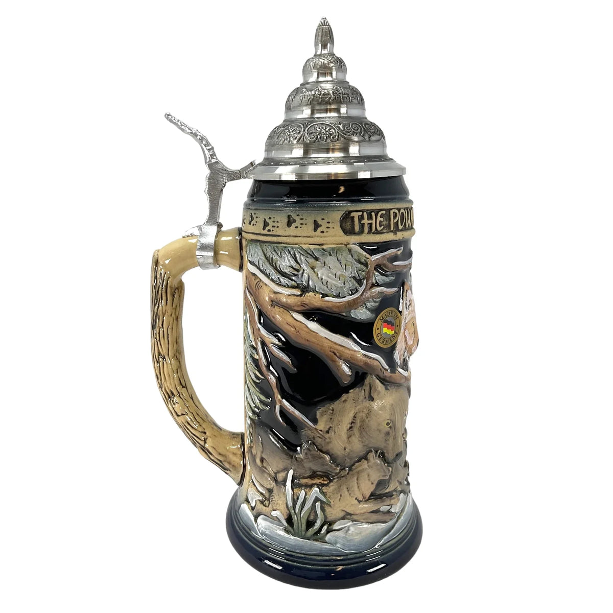 Liter Trading .75 the Power Wolf Pack of Beer Peak German Pinnacle Wolves the Snow Stein in