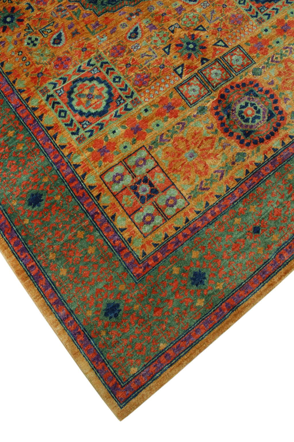 Rug, Aria Lemuel 7'8" 5'7" x Gold/Green
