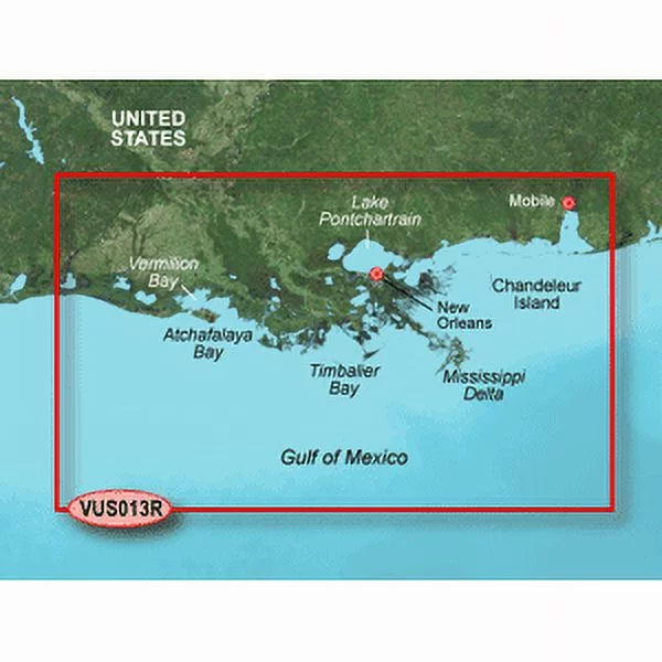 Charles microSD™/SD™ Mobile Vision® Lake - VUS013R - BlueChart® g3 Garmin - HD -