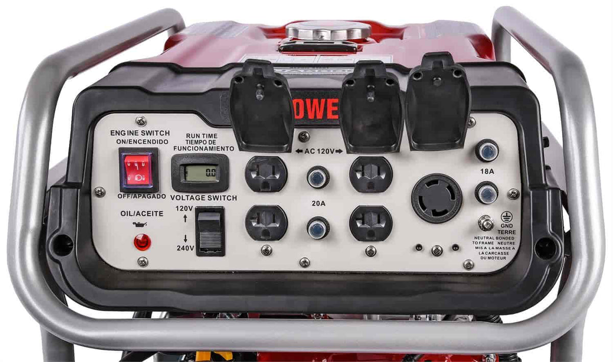 Time Running Hr. Watts 9 Starting 4250 Watts Generator Portable JEGS Run 86065 5000