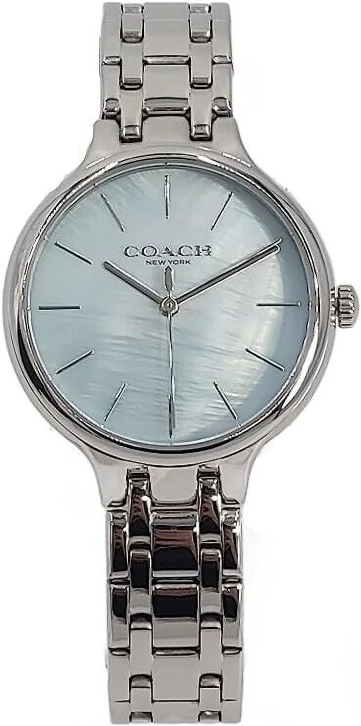 Watch Silver Women's Coach 14504054 Steel Josie Dial Stainless Blue Tone