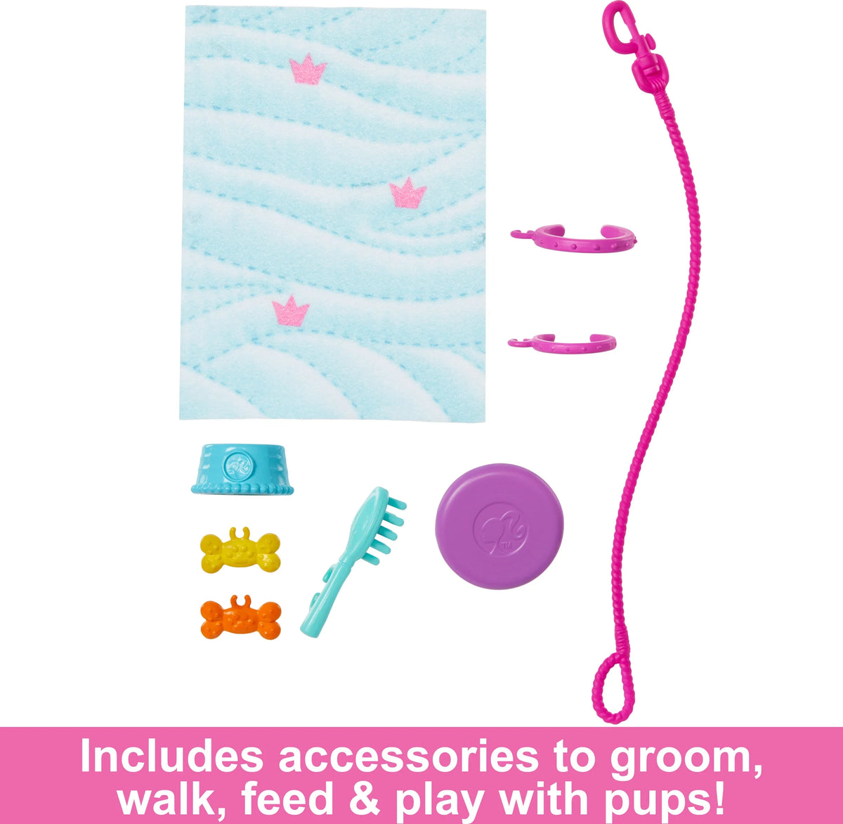 Multicolor Barbie Plus with a Pup Toy a Accessories, Playset and Pup Pet Doll Wheelchair, Dog in