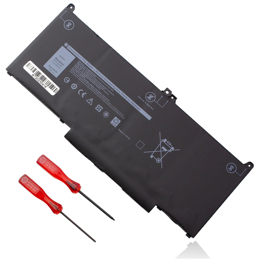 60Wh P100G for P99G001 Dell Latitude 5VC2M 829MX MXV9V 5310 E5310 0829MX 7400 7300 Battery P99G 5310 05VC2M P96G001 E7400, P96G E5300 Laptop P97G001 P100G001 E7300 5300 2-in-1 P97G002 5300 P97G