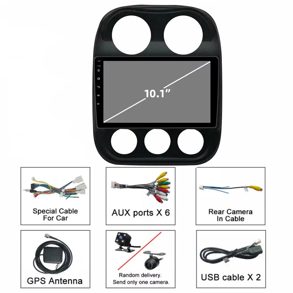 Patriot JMANCE 10 10.1" for Jeep Android Compass GPS Player Car Radio 2+32GB Stereo Nav Sat 2010-2017
