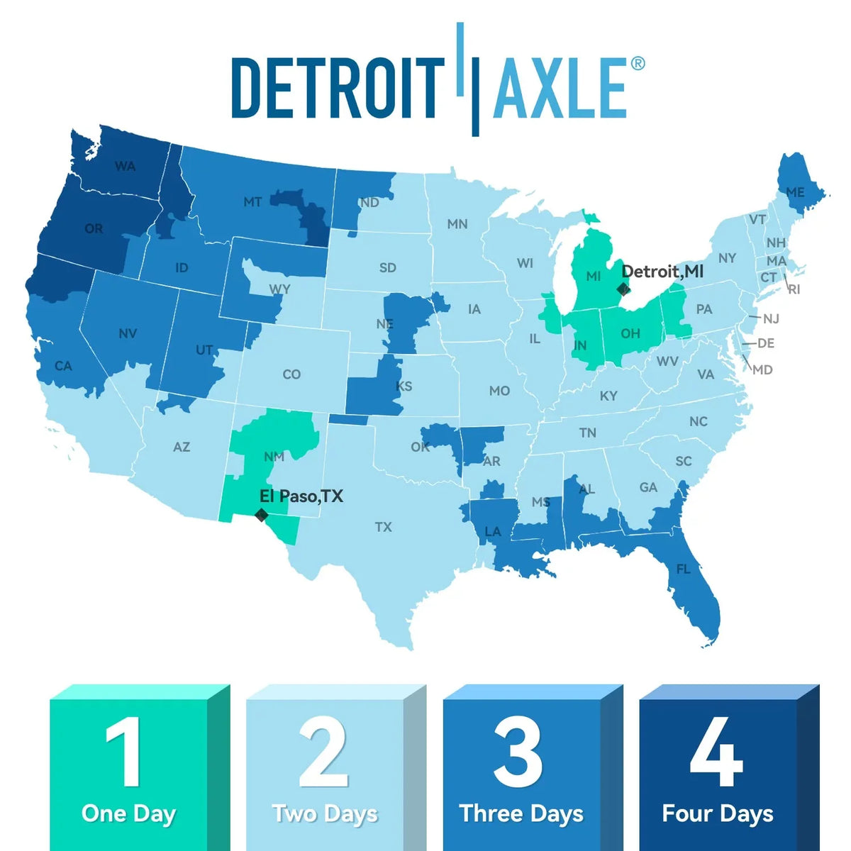 2011-2016 DRW 2011 4WD Wheel 2016 2014 Duty F-250 Assembly 2 Bearing 2012 Replacement Set Hubs 2013 Wheel Detroit for Ford Axle Front 2015 Bearing - Super Hubs Bearing Hubs F-350