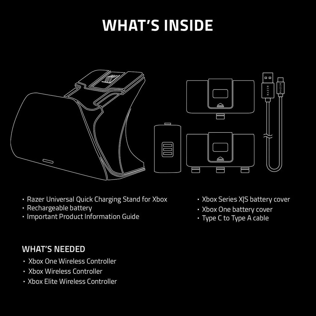 Universal Lunar Charging Xbox, Shift Razer Stand for Quick