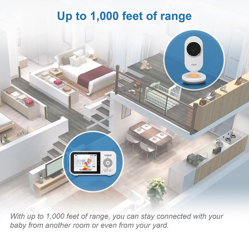 VM3254-2 Camera and 2 High Unit Parent Resolution 2.8" with Cameras Fixed VTech