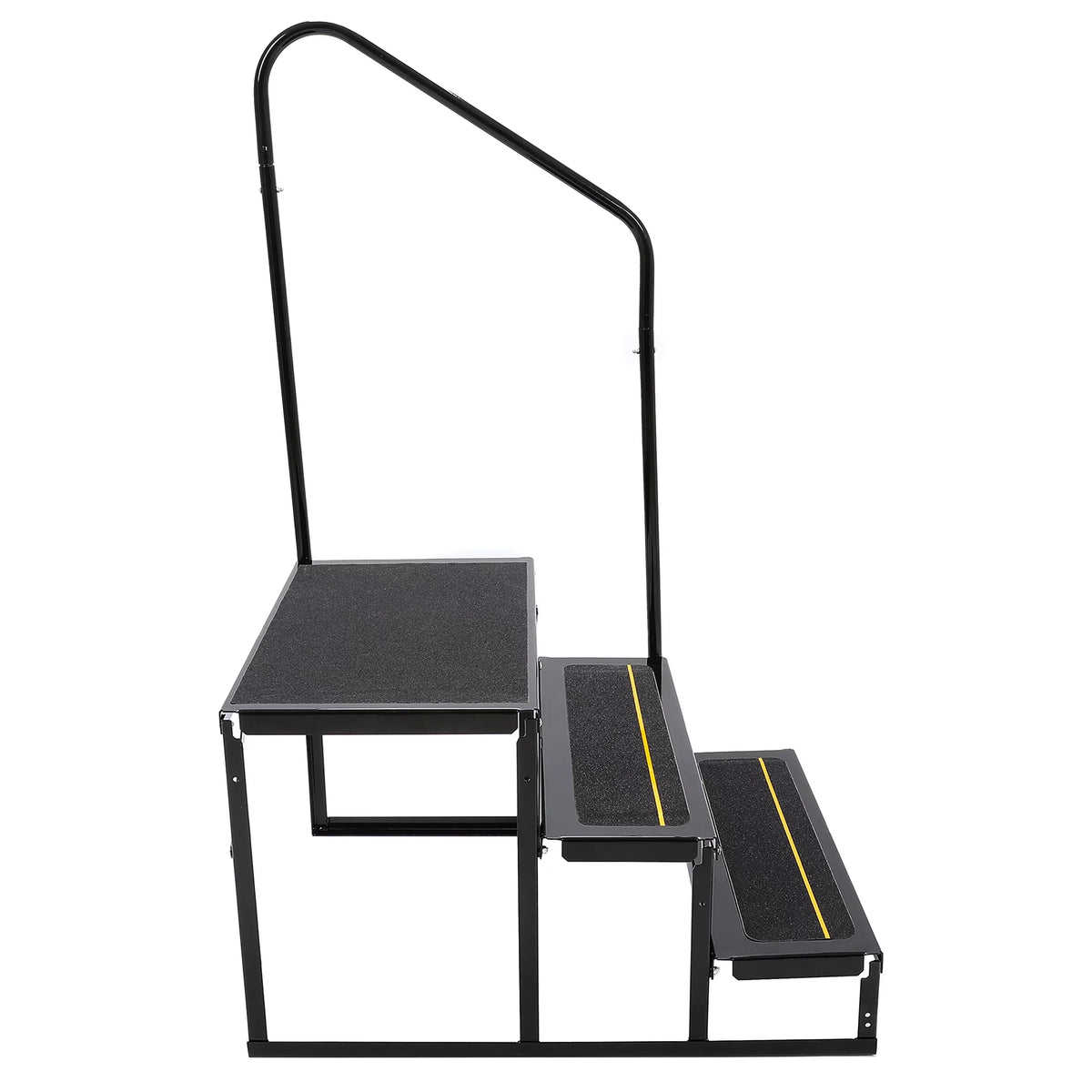 Steel Rail Steps Trailer Hand-railing HECASA Side RV Armrest W/ Stairs 3 Travel Load Hand Trailer for Universal Camper