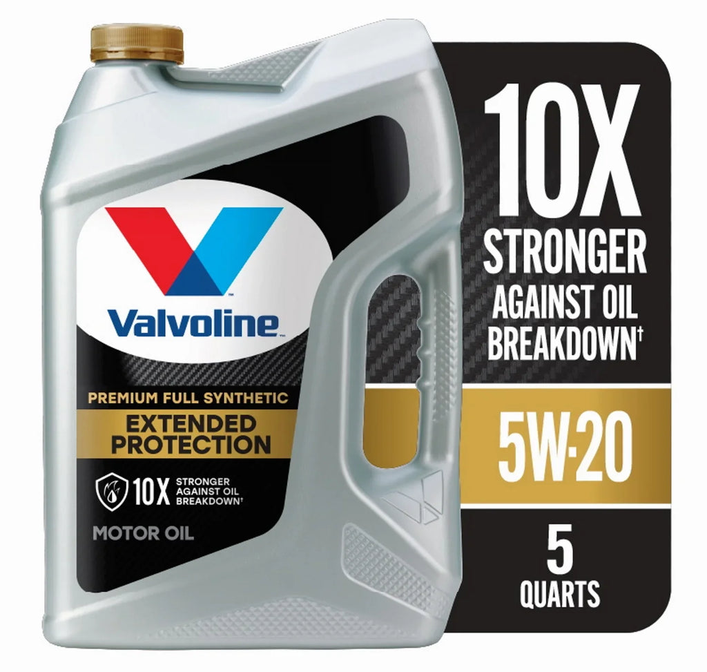 Valvoline Oil 5 Motor Premium Full QT Extended 5W-20 Synthetic Protection