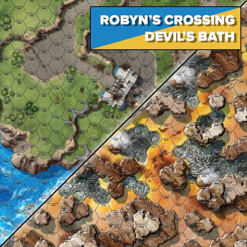 Bath of Crossing/Devil's Robyn's Battle Tukayyid Battlemat: BattleTech