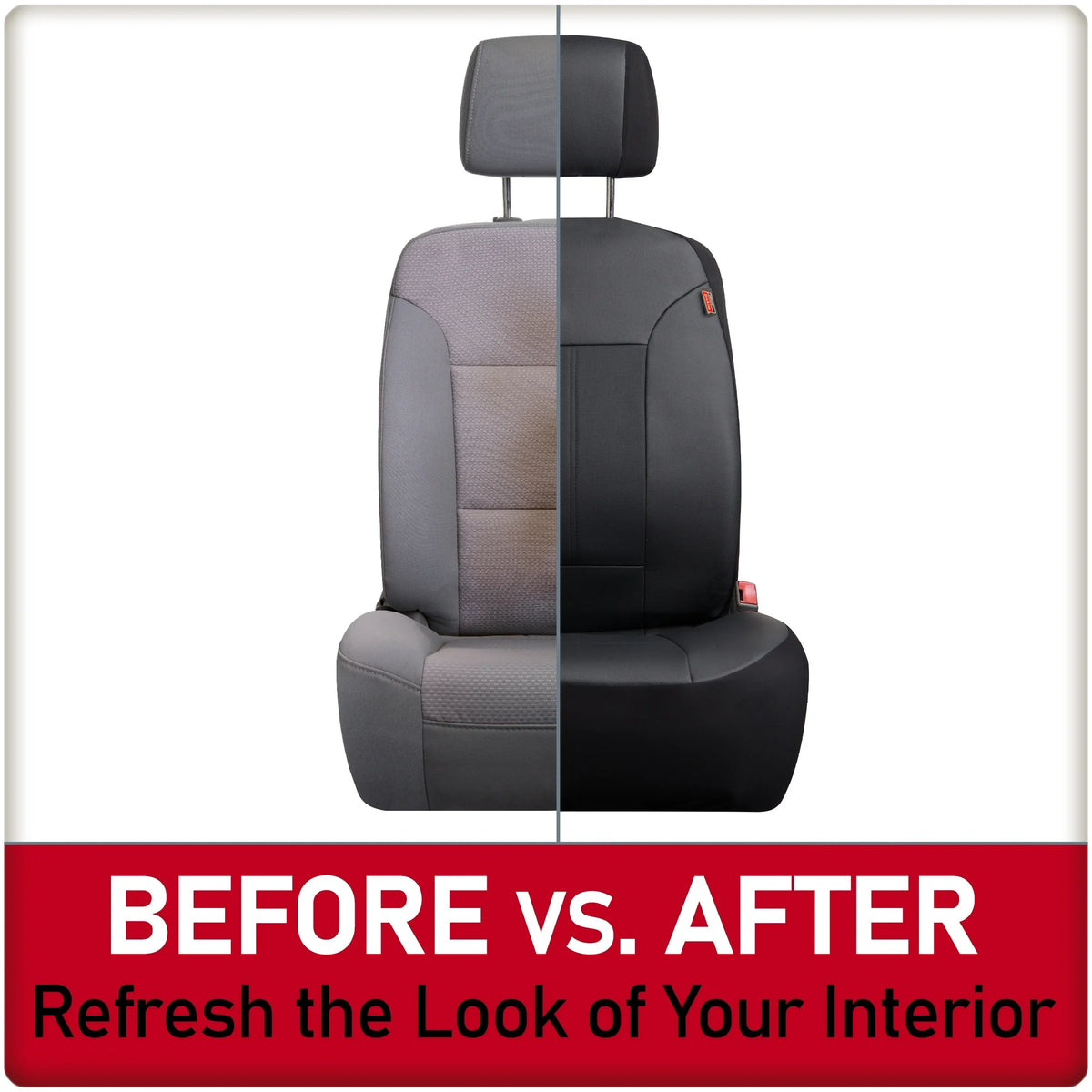 43645WDI 3-Piece Black Covers, Car Dickies Petersen Seat Leather Vegan Genuine