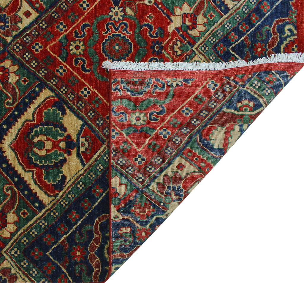 9'10" Aria Rug, x Reggie Red/Blue 7'11"