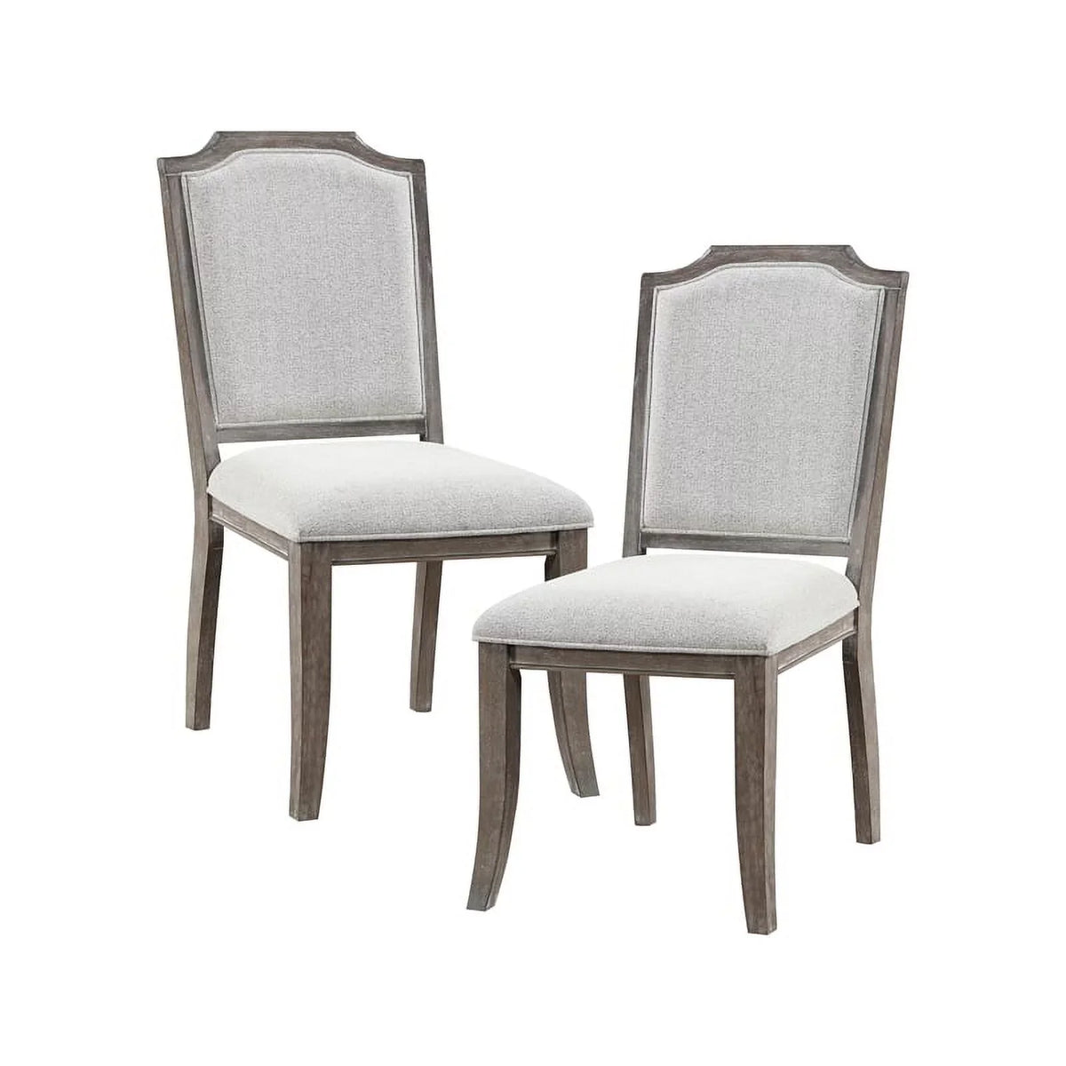 2) Brown Chair Upholstery Side Lexicon Garner Wood (Set Gray Room of Dining in