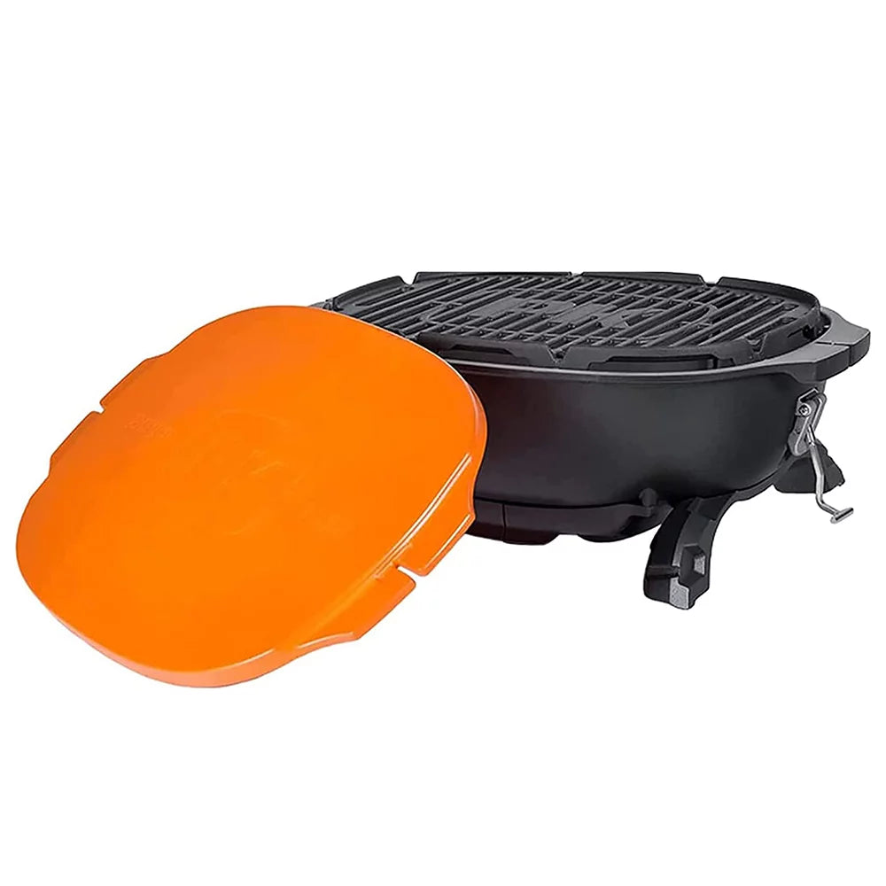 PKGO 17 Hibachi in. Grills PK Orange Charcoal Grill