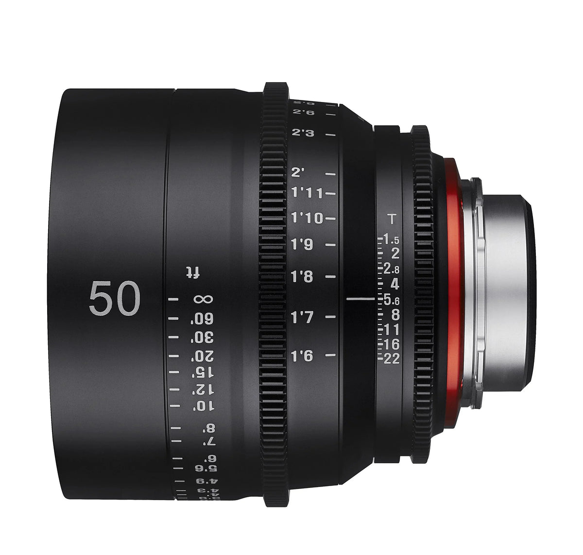 for Professional Cine EF Canon Lens XN50-C 50mm Rokinon T1.5 Xeen