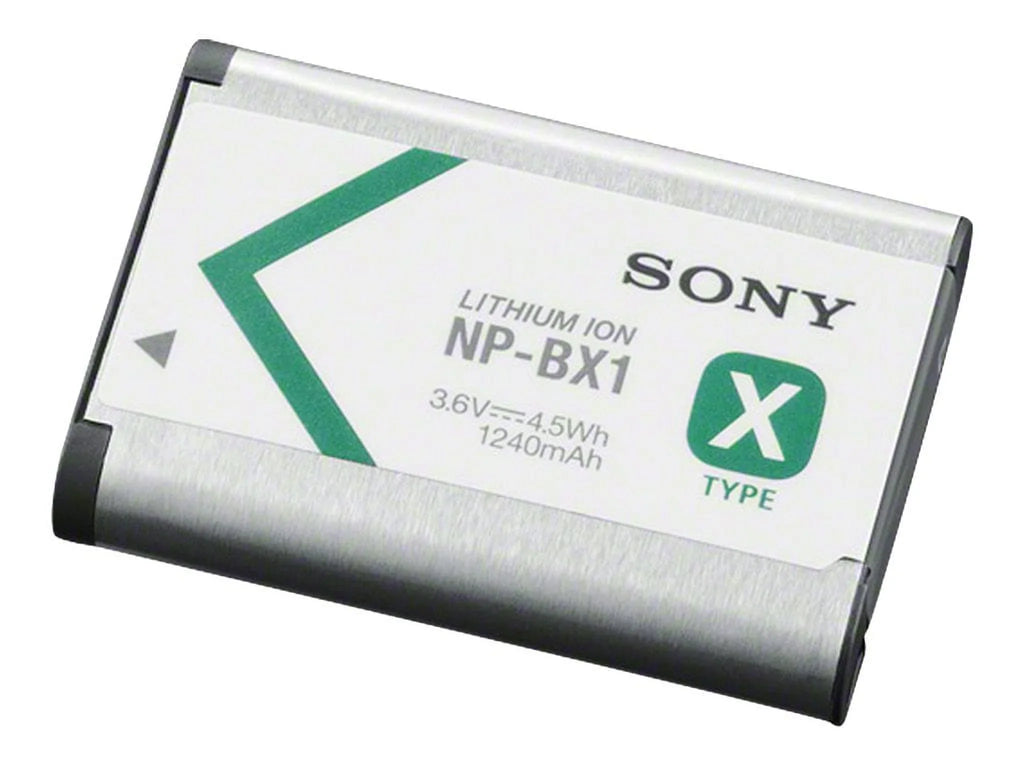 Rechargeable NP-BX1 Pack Lithium-Ion Sony 3.6V, Battery 1240mAh