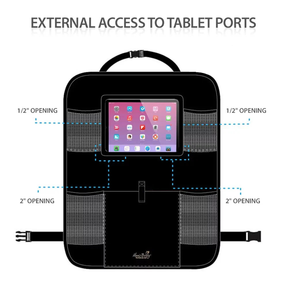 '- Touch Mom's Protector, Seat Car Tablets Organizer iOS Holder for Screen Besty - Auto Kids Tablet Android & Back Multipurpose Organizer Back as Use Seat Kick and Toddlers for Mat, Car