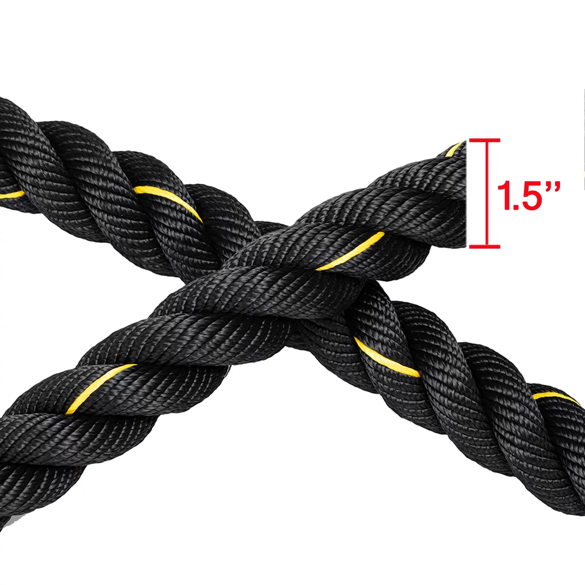 Skipping Mens/Womens Power Rope Body Total Battle Heavy NK Length, for Building Workout Rope Muscle 49.2ft Strength Improve Jump Ropes Workouts