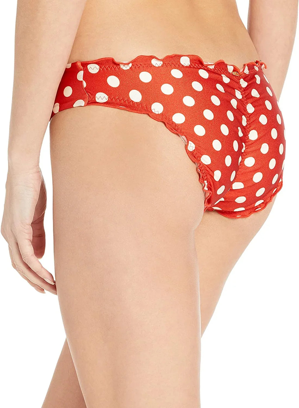 Fama Swim Luli Ruched Womens Separates Bottom Macarena Polka Dot