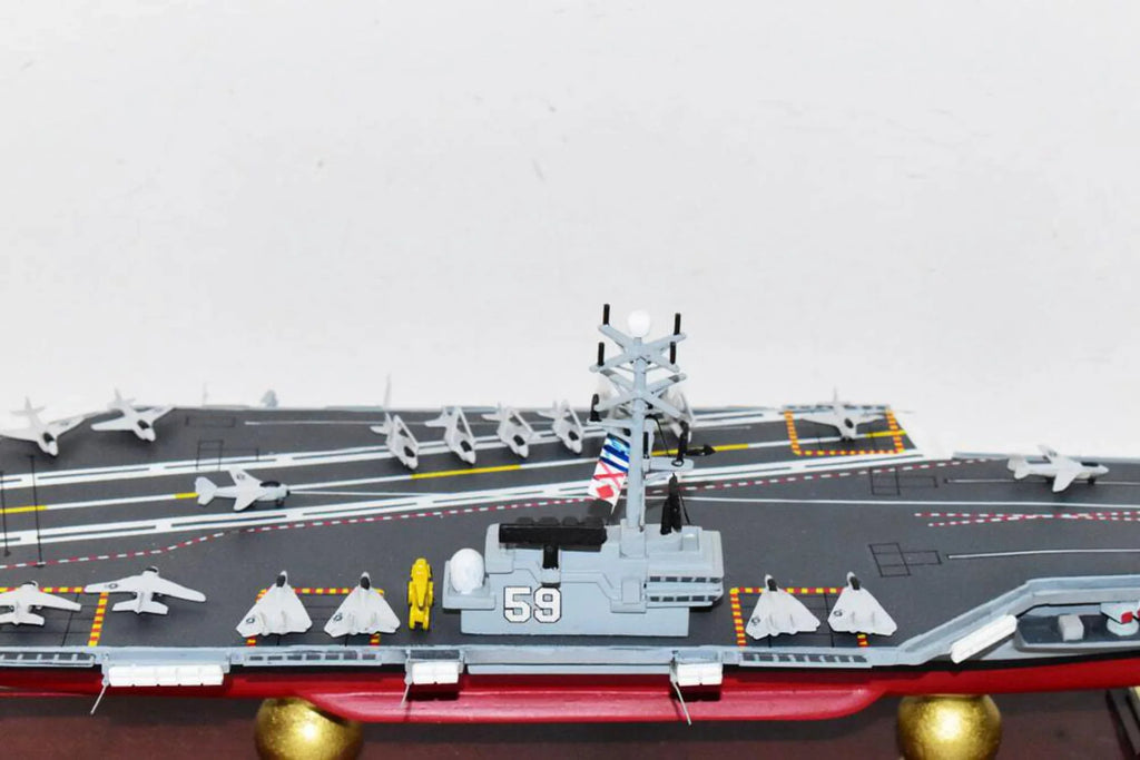 Model,Navy,Scale USS Aircraft CV-59 Class,Mahogany Model,Forrestal Carrier Forrestal