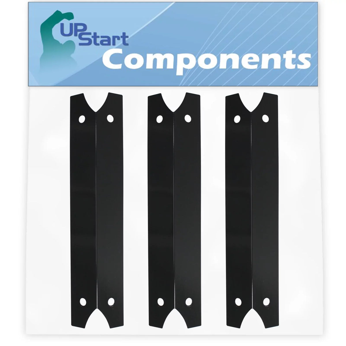 810-7440-F Bar, Porcelain 3-Pack Steel - Cover 3/4" Vaporizer 17 Grill Plate for Barbeque Flame Replacement Compatible Tent Shield Bar, Burner Heat Charmglow Parts Tamer, BBQ Flavorizer