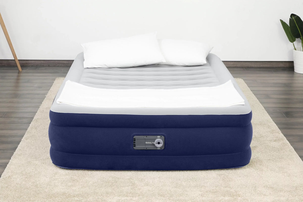 with 15" Full Bestway AC Air Pump, Coating Built-in Antimicrobial Tritech Mattress