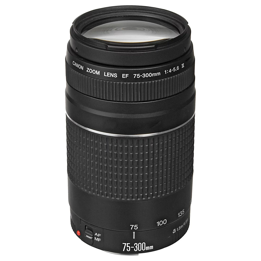 '+ Case SanDisk + Camera EF Mount 75-300mm EOS Adapter with Canon ZeeTech Mirrorless + Accessory 128GB Bundle + R6 + 24-105mm Lens II RF LED Flash Mark Card + Memory