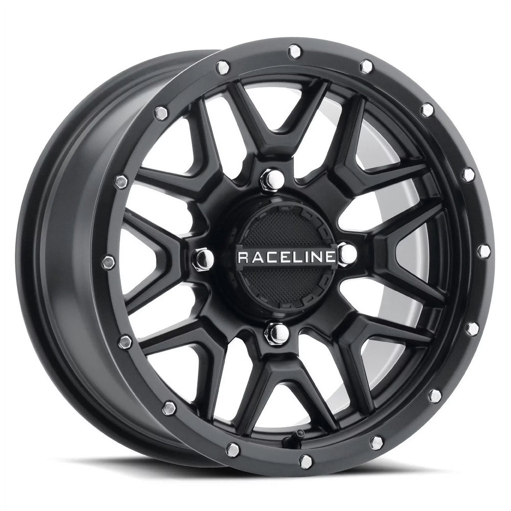 Krank Reptile Tires 27" Kawasaki Black Mule Pro Wheels 14" Raceline FXT