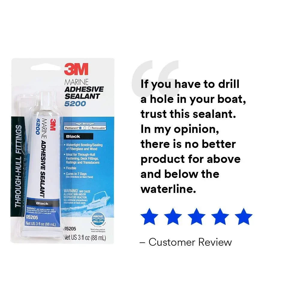 3m black, 3 sealant, marine 5200 oz adhesive
