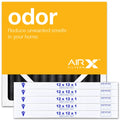 Air Odor MERV Filter Pleated Compatible/Replacement Filter, 4 12x12x1 Filters AC Furnace AIRx 6-Pack