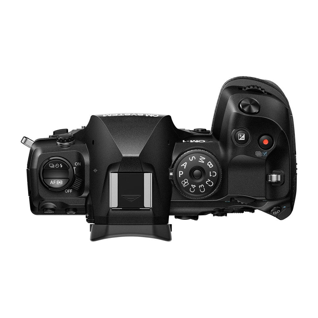 II SYSTEM Black OM-1 Olympus Body Mark Mirrorless 20.4 Camera Megapixel Only, OM