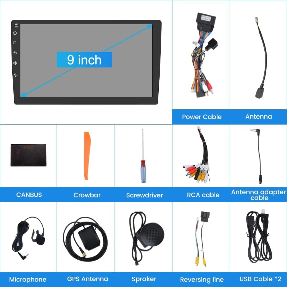 Android Auto 2015 2014 Car Radio inch carplay with Chevy 9 Stereo Apple Spark Wireless 2013 2G+32G for