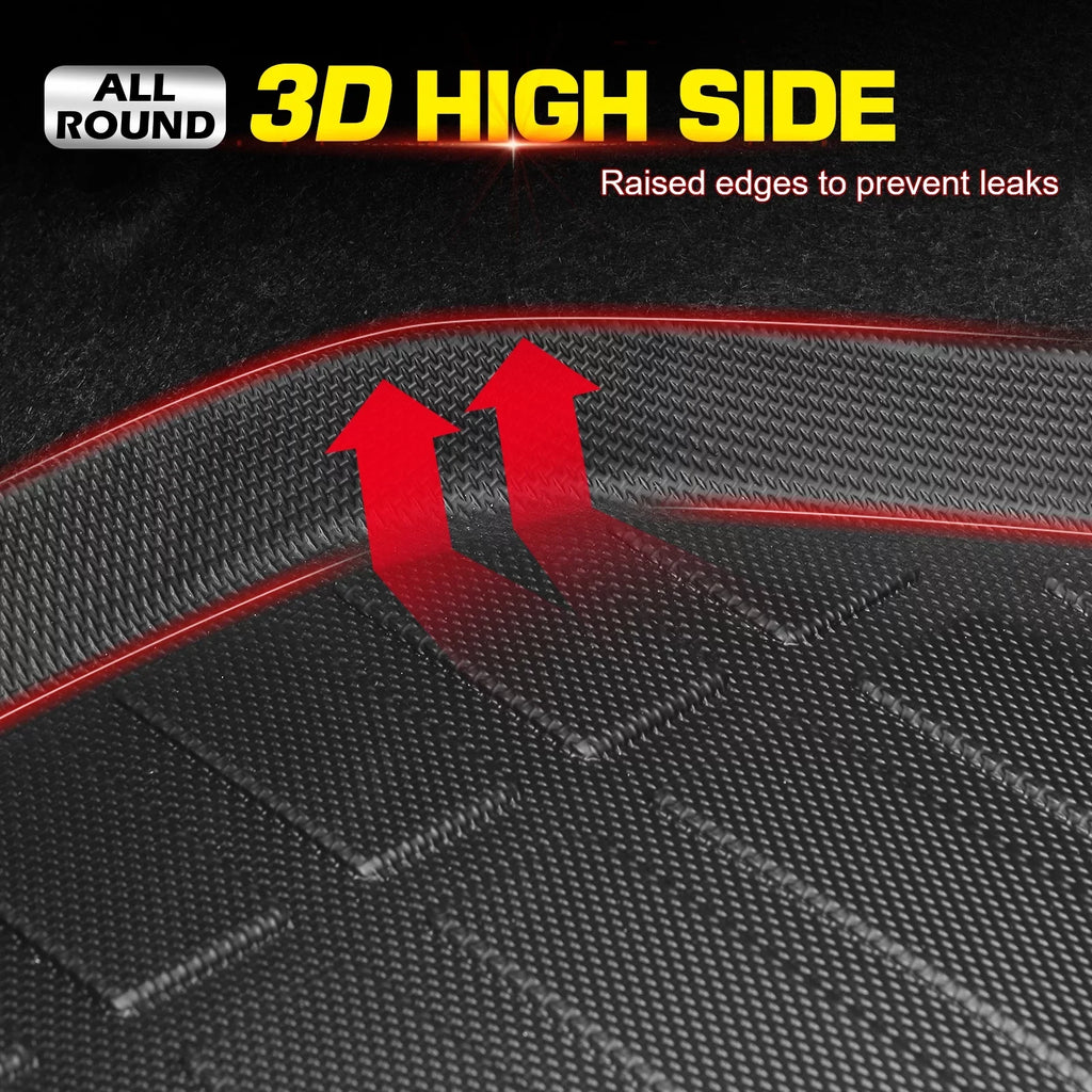Tray TPE Weather Liner Honda Mat Plastic Trunk Motorsports Ikon Compatible Molded Black Cover 2023 Protector 3D Pad Elastomer Protection CR-V, Boot Rear Car All With Carpets Thermo