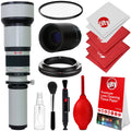 A900, Lens A700, A550, 650-1300mm UV Sony for A68, f/8 (with A55, Alpha Opteka A33, Cameras 1300-2600mm) 2x- + A580, SLR A99 A77, A560, Digital II, A99, A35, A57, A37, A65, Manual A390 Telephoto A58,