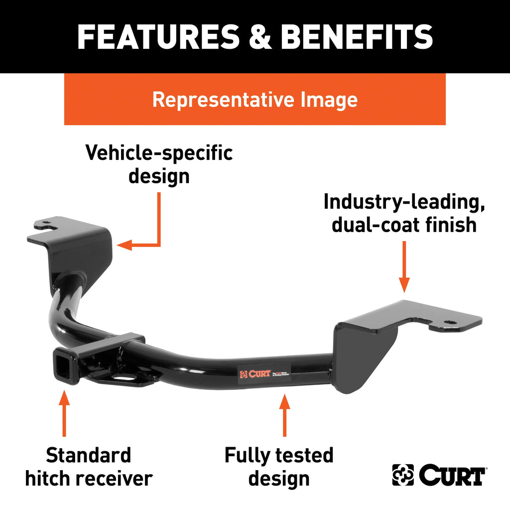 1-1/4-Inch 2 12270 Compatible Subaru Hitch, Trailer Outback with CURT Receiver, Legacy, Class Select