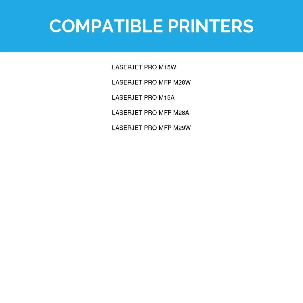 HP MFP M16w M16a LD 48A HP M15a Printer for M28a M28w Cartridges M29a for M31 M14 CF248A / M15w M30w Laser M29w M31w Products M28 Compatible 2-Pack) Toner Replacement M17 (Black, LaserJet Pro M15