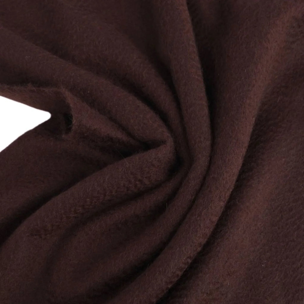 dark cashmere women's (Good) men's 100% scarf HERMES brown Pre-Owned embroidery