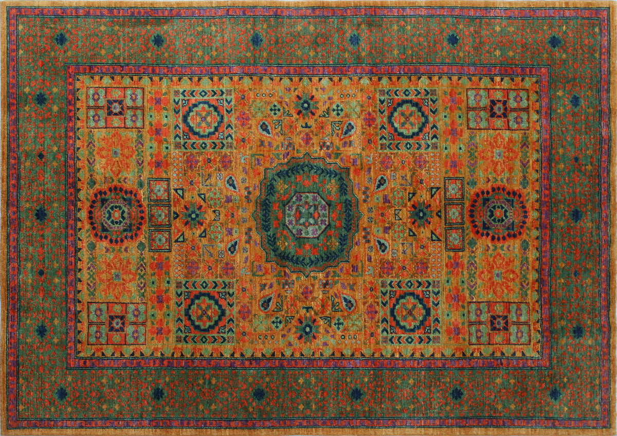Rug, Aria Lemuel 7'8" 5'7" x Gold/Green