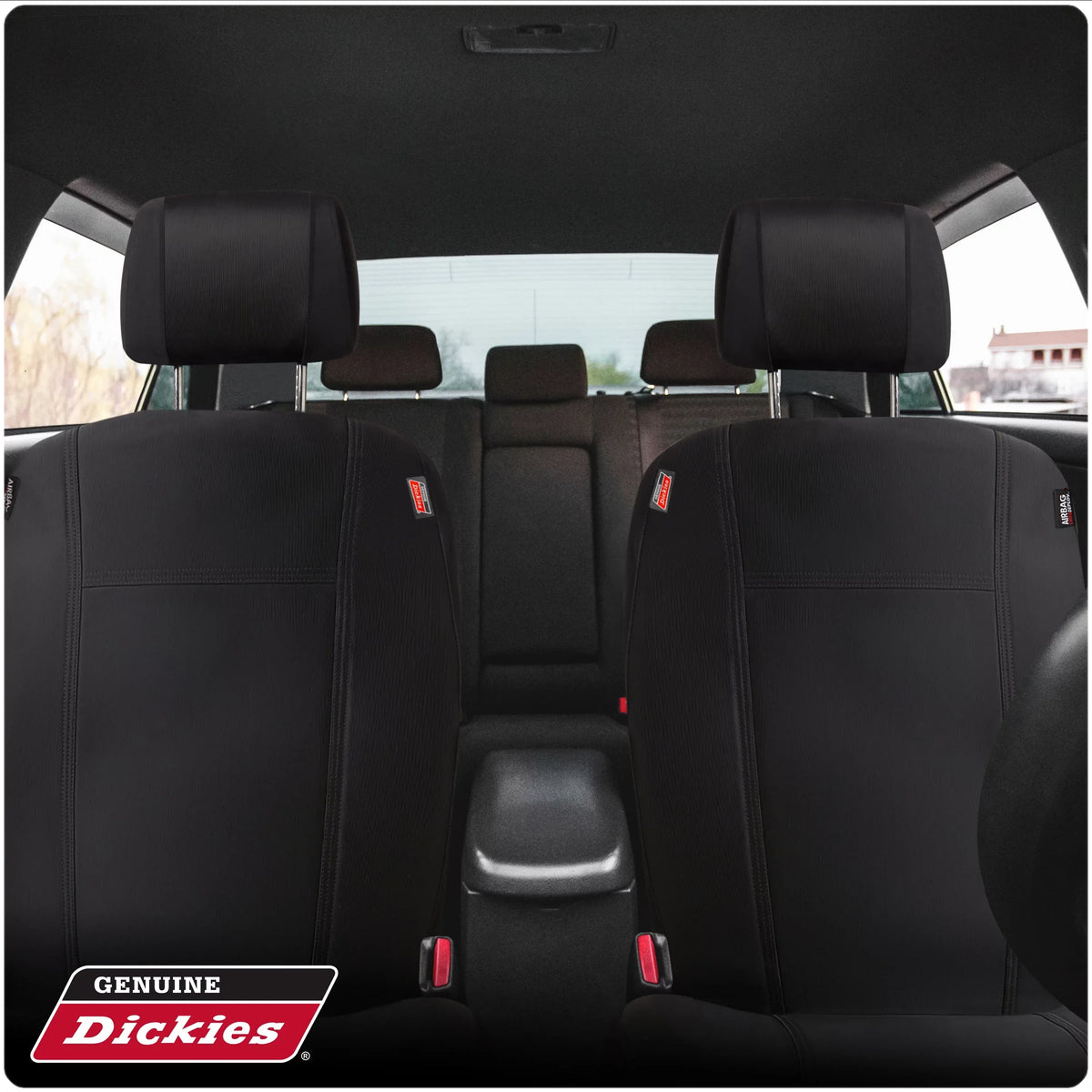 Car, Protect Front 2-Piece Dickies Covers, from SUV Fit Seat Pets, Universal Truck, Puncture-Resistant Black