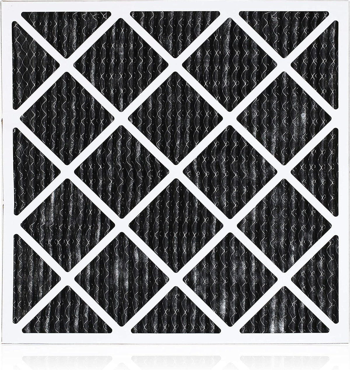 Carbon (2-Pack) with 8 HVAC Filters Filterbuy Pleated MERV 20x24x1 Air Eliminator Activated AC Odor Furnace