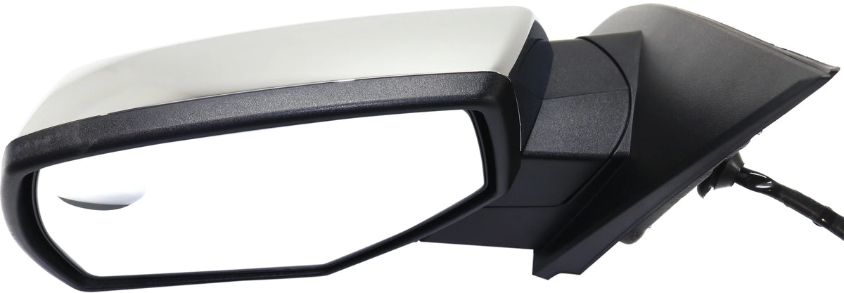 Left Compatible Sierra Mirror Heated Kool-Vue 2015-2018 Side 2500 With HD Chevrolet Driver 3500 Silverado GMC Chrome