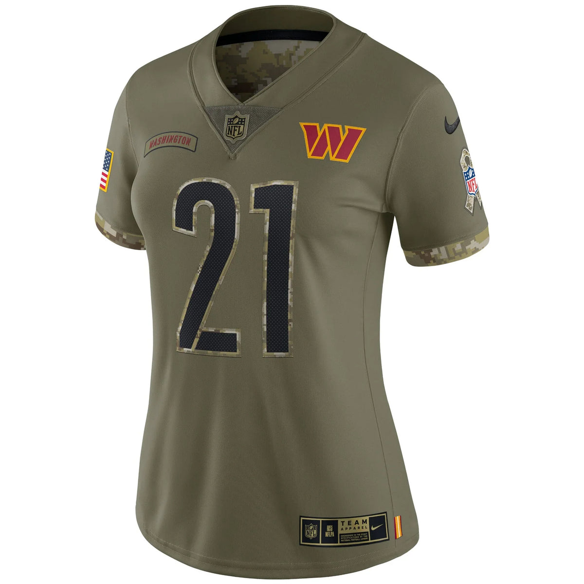 Washington Jersey Women's Sean Taylor Salute Limited Nike Commanders Player 2022 Olive To Service Retired