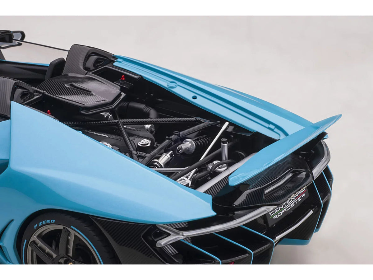 Car Cepheus Centenario Lamborghini 1/18 by Model Pearl Blue Blu Roadster / Autoart